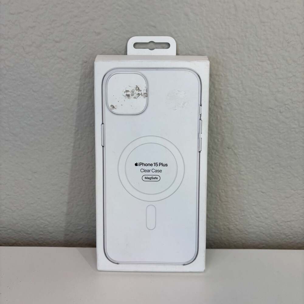 Apple iPhone 15 Plus Clear Case with MagSafe NEW IN OPEN BOX